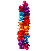 Wholesale - Rainbow Hawaiian Lei 41" Round C/P 288, UPC: 763713240384